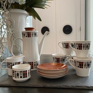 🇬🇧 JON ANTON IRONSTONE ART DECO SET